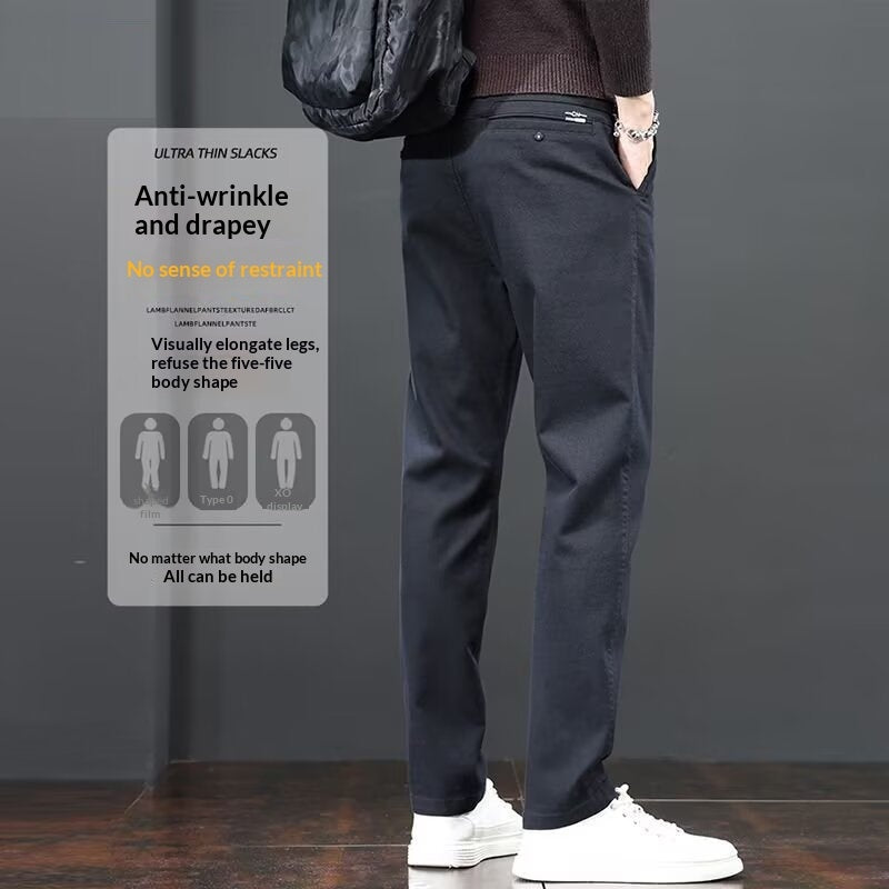 Straight Leg Versatile Business Trousers